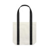 Harold Two Tone Tote Bags Cream Black